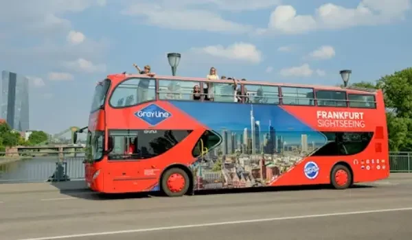 Hop-On Hop-Off Skyline City Tour of Frankfurt